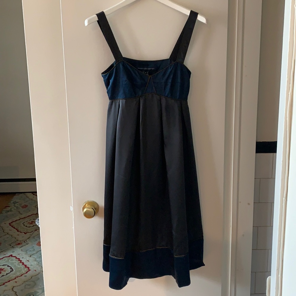 French Connection Silk Empire Waist Dress